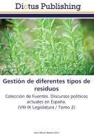 Gestión de diferentes tipos de residuos