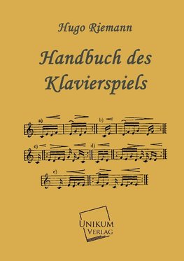 Handbuch des Klavierspiels