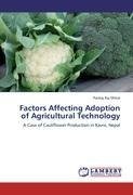 Factors Affecting Adoption of Agricultural Technology