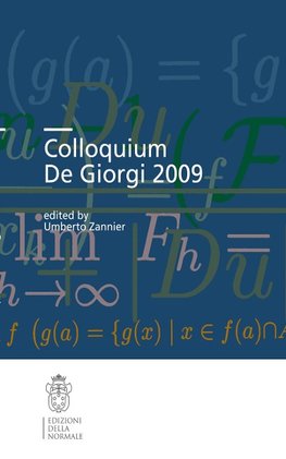 Colloquium De Giorgi 2009