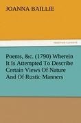 Poems, &c. (1790) Wherein It Is Attempted To Describe Certain Views Of Nature And Of Rustic Manners, And Also, To Point Out, In Some Instances, The Different Influence Which The Same Circumstances Produce On Different Characters