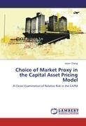 Choice of Market Proxy in the Capital Asset Pricing Model