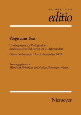 Wege zum Text