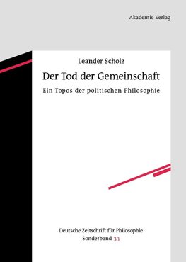 Der Tod der Gemeinschaft