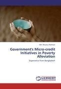 Government's Micro-credit Initiatives in Poverty Alleviation