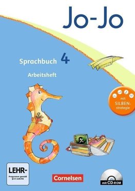 Jo-Jo Sprachbuch - Aktuelle allgemeine Ausgabe. 4. Schuljahr - Arbeitsheft mit CD-ROM