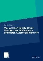 Von welchen Supply-Chain-Management-Maßnahmen profitieren Automobilzulieferer?