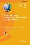 Computer and Computing Technologies in Agriculture