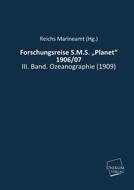 Forschungsreise S.M.S. "Planet" 1906/07