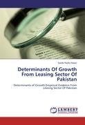 Determinants Of Growth From Leasing Sector Of Pakistan