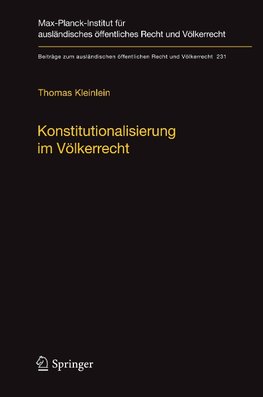 Konstitutionalisierung im Völkerrecht