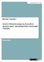 Gender Mainstreaming an deutschen Hochschulen - am Beispiel der Universität Potsdam