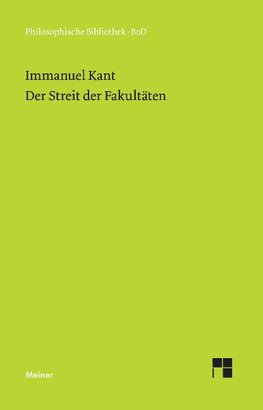 Der Streit der Fakultäten