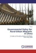 Governmental Policy for   Rural-Urban Migrants   in China