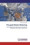 Pre-paid Water Metering