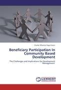 Beneficiary Participation In Community Based Development