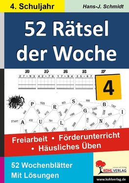 52 Rätsel der Woche / 4. Schuljahr