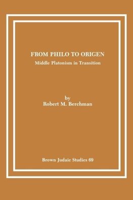 From Philo to Origen