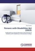 Persons with Disabilities Act (2003)