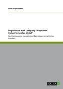 Begleitbuch zum Lehrgang "Geprüfter Industriemeister Metall"