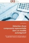 Détection d'une composante exponentielle dans un modèle autorégressif