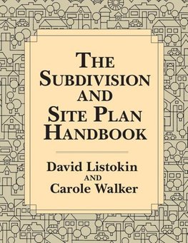 Listokin, D: Subdivision and Site Plan Handbook