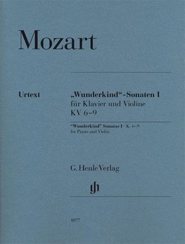 "Wunderkind"-Sonaten I für Klavier und Violine KV 6-9