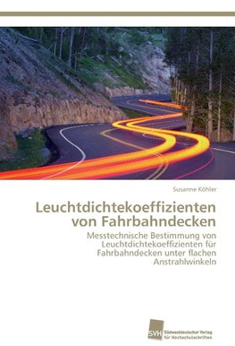 Leuchtdichtekoeffizienten von Fahrbahndecken