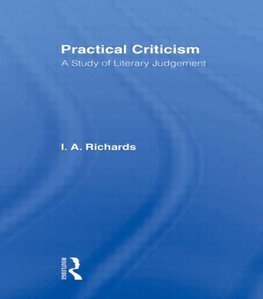 Richards, I: Practical Criticism V 4