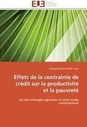 Effets de la contrainte de crédit sur la productivité et la pauvreté