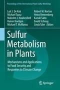 Sulfur Metabolism in Plants