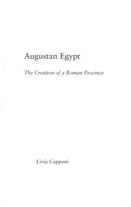 Capponi, L: Augustan Egypt