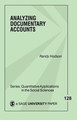 Hodson, R: Analyzing Documentary Accounts