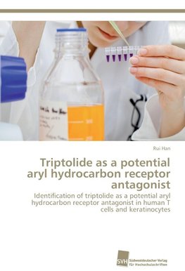 Triptolide as a potential aryl hydrocarbon receptor antagonist