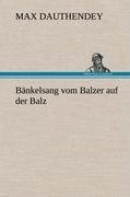 Bänkelsang vom Balzer auf der Balz