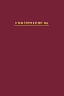 Recent Soviet Psychology