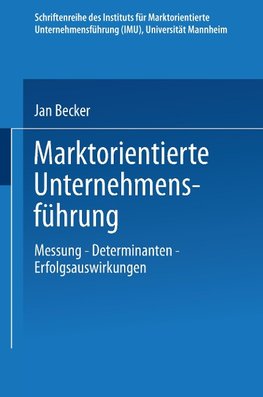 Marktorientierte Unternehmensführung