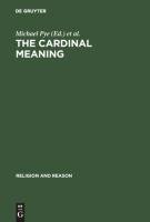 The Cardinal Meaning