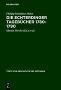 Die Echterdinger Tagebücher 1780-1790