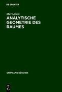 Analytische Geometrie des Raumes