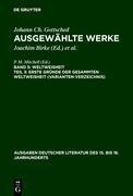 Erste Gründe der gesammten Weltweisheit (Variantenverzeichnis)