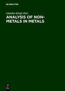 Analysis of Non-Metals in Metals