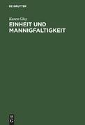 Einheit und Mannigfaltigkeit