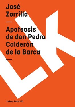 Apoteosis de don Pedro Calderón de la Barca