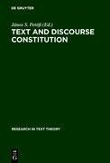 Text and Discourse Constitution