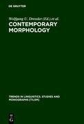 Contemporary Morphology