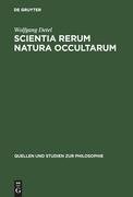 Scientia rerum natura occultarum