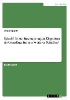 Rainald Goetz' Inszenierung in Klagenfurt als Grundlage für sein weiteres Schaffen?