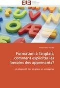 Formation à l'anglais: comment expliciter les besoins des apprenants?