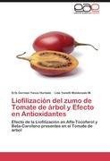 Liofilización del zumo de Tomate de árbol y Efecto en Antioxidantes